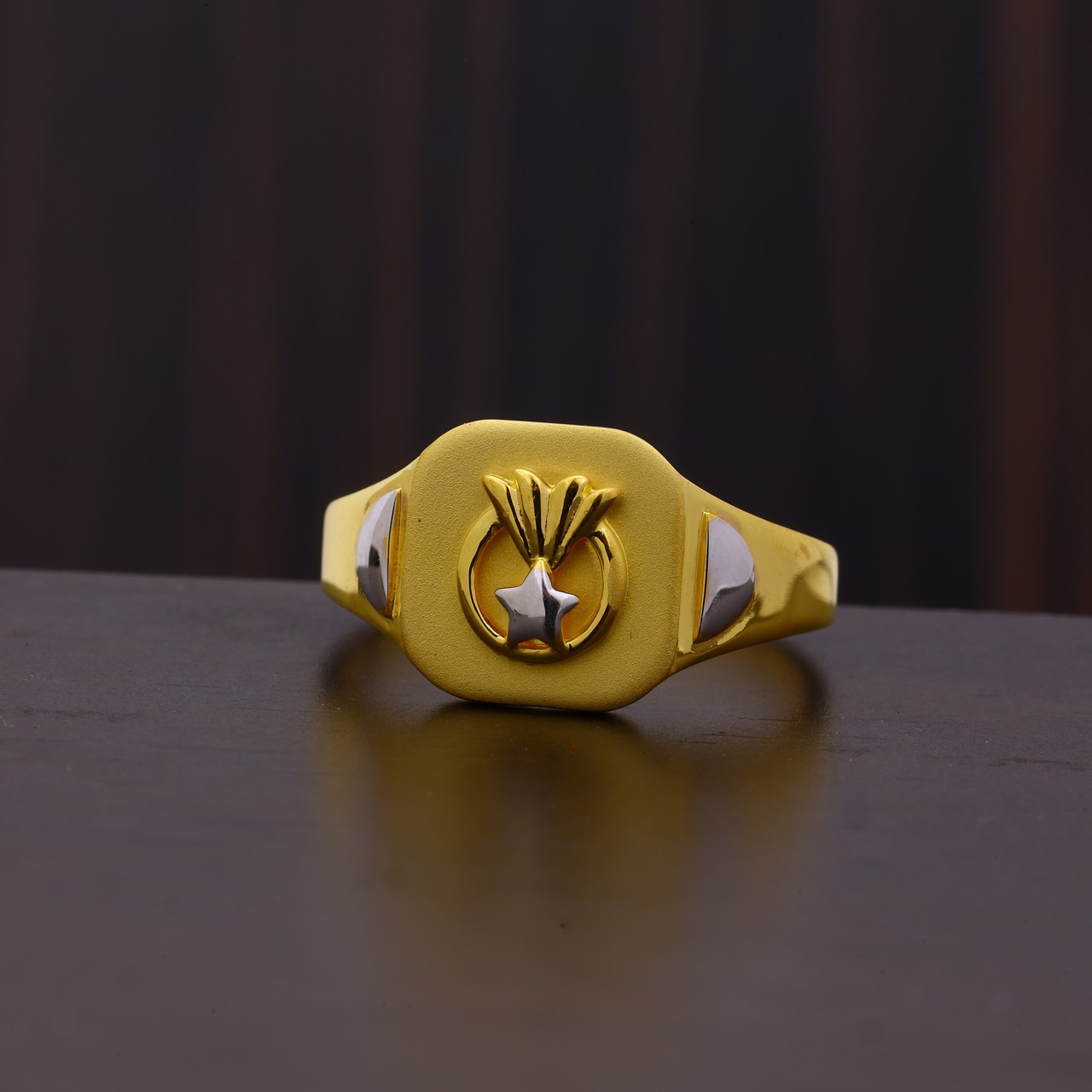 Plain Gents Ring (PGR1543CHM463)