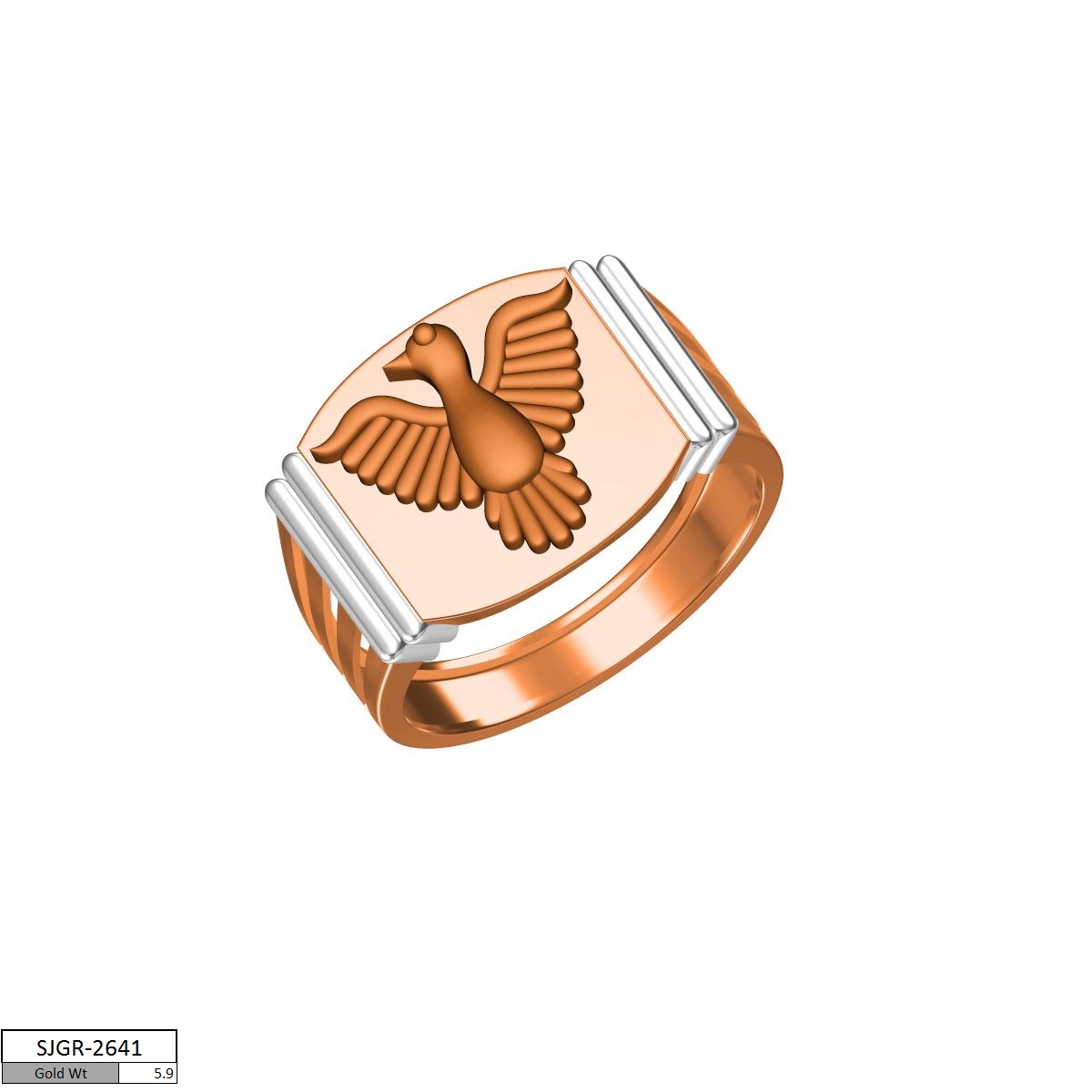 CAD PLAIN GENTS RING (CPGR1574)