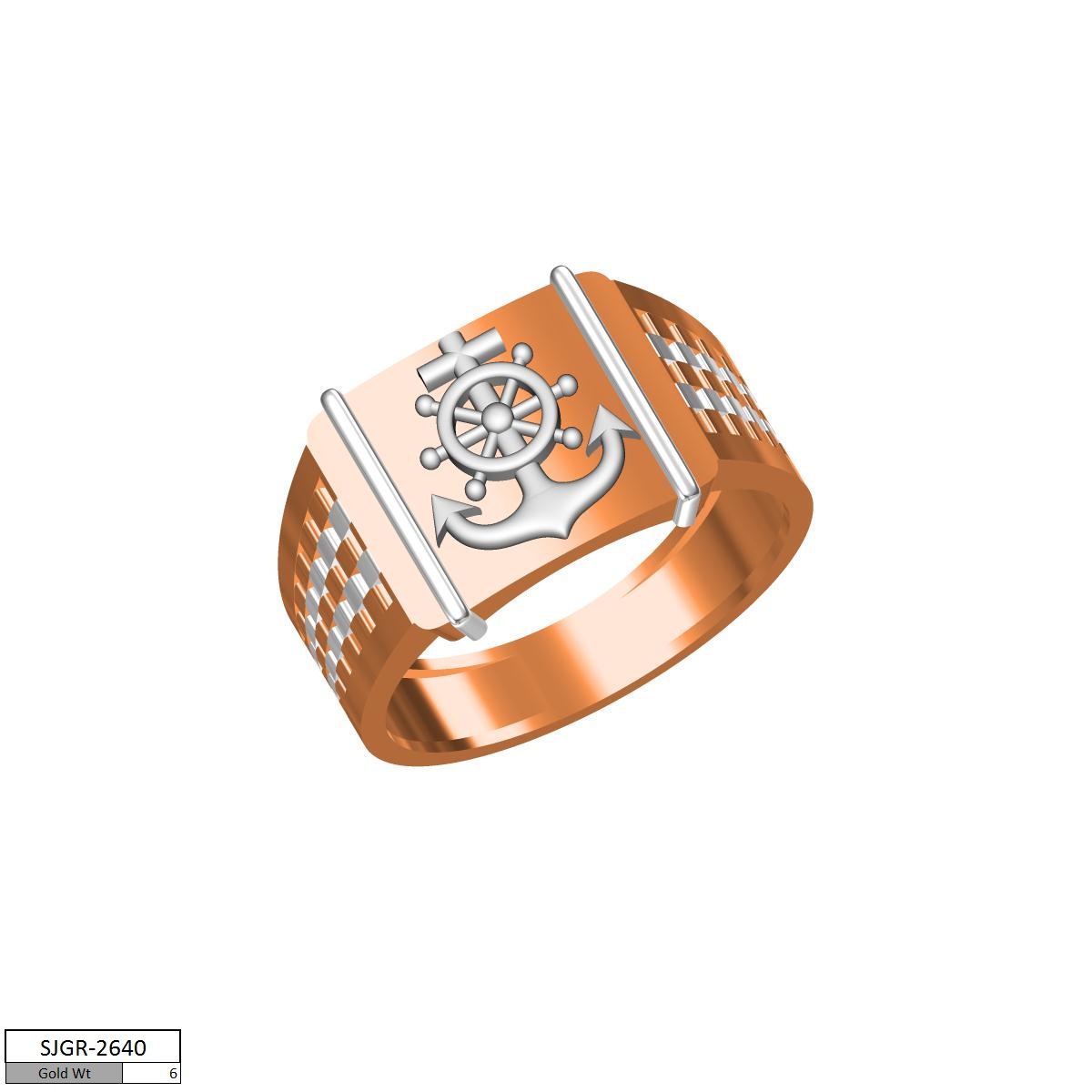 CAD PLAIN GENTS RING (CPGR1579)