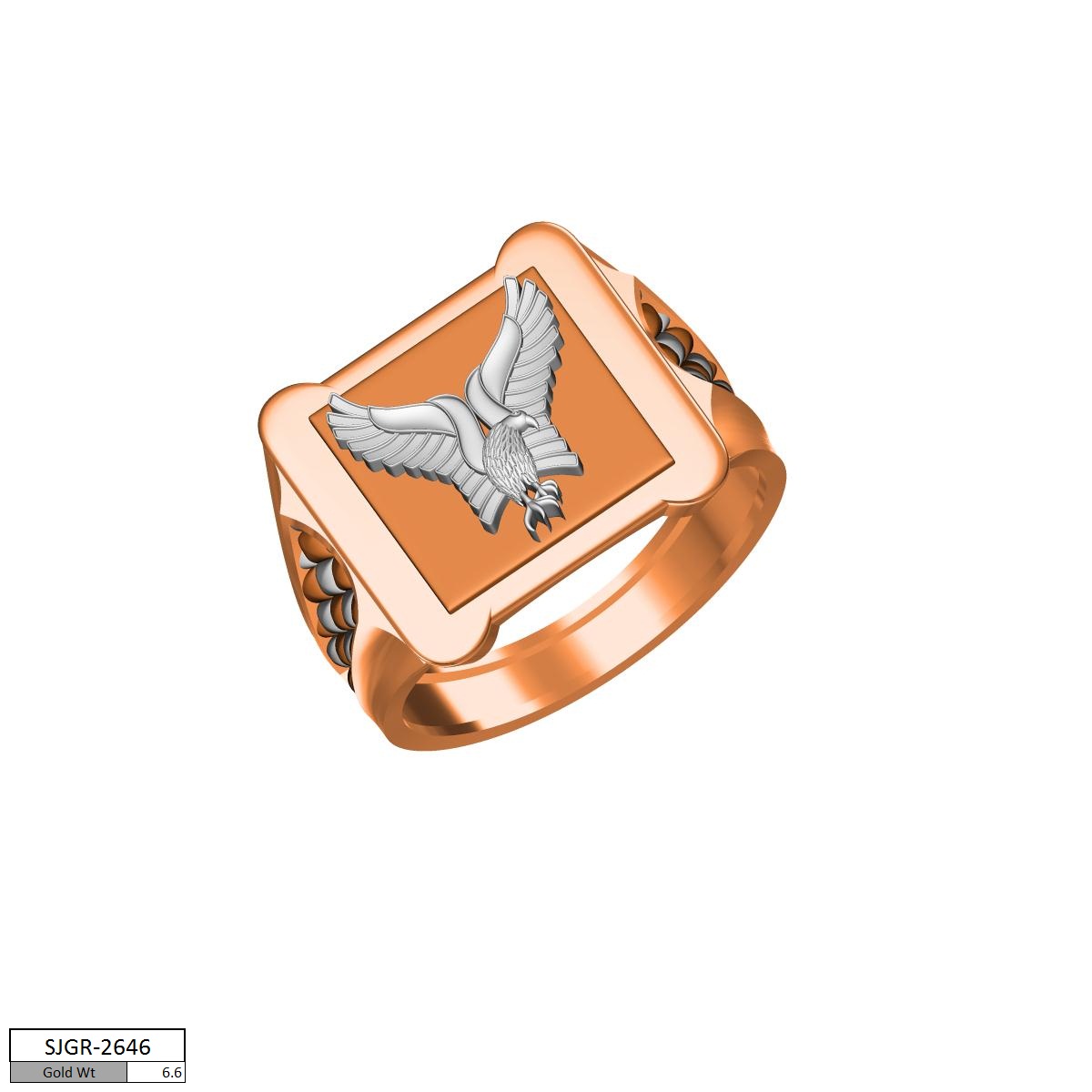 CAD PLAIN GENTS RING (CPGR1577)