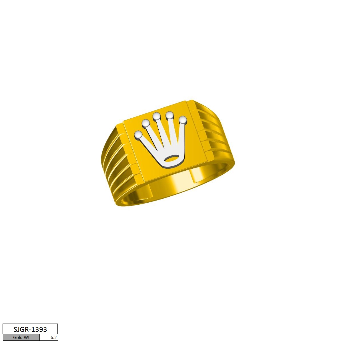 CAD PLAIN GENTS RING (CPGR1582)