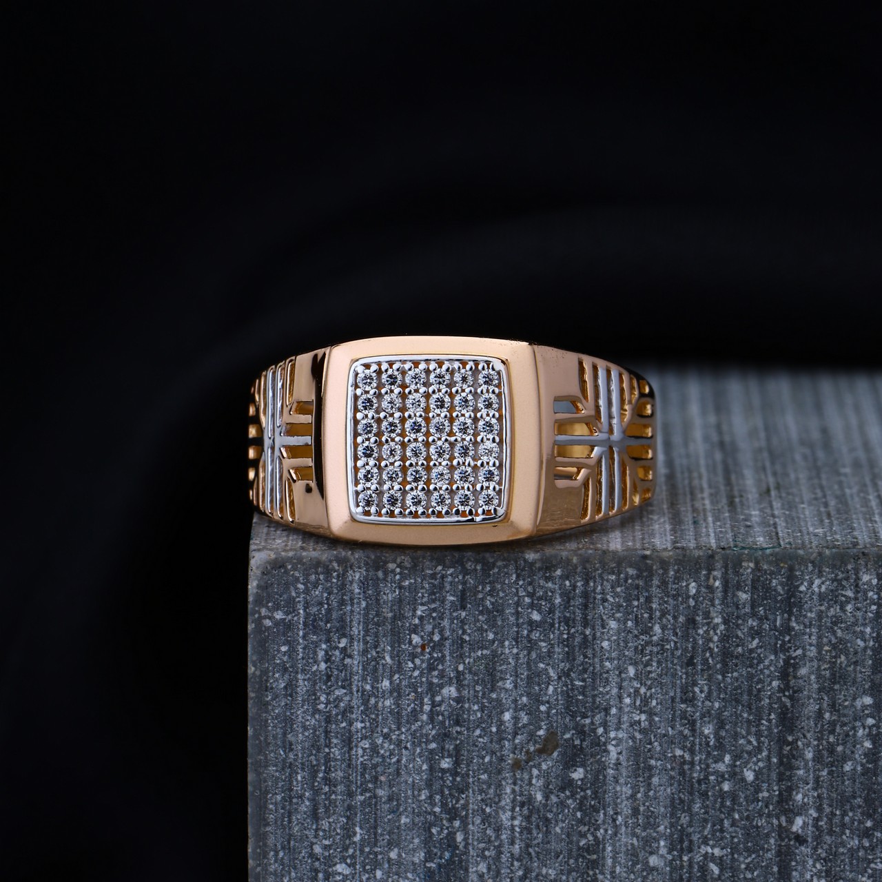 Rose Gold Gents Ring (RGR6036)