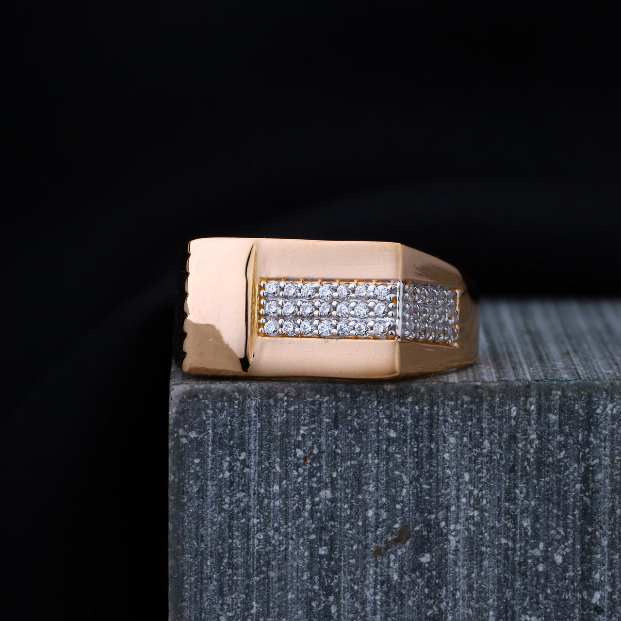 Rose Gold Gents Ring (RGR6031)