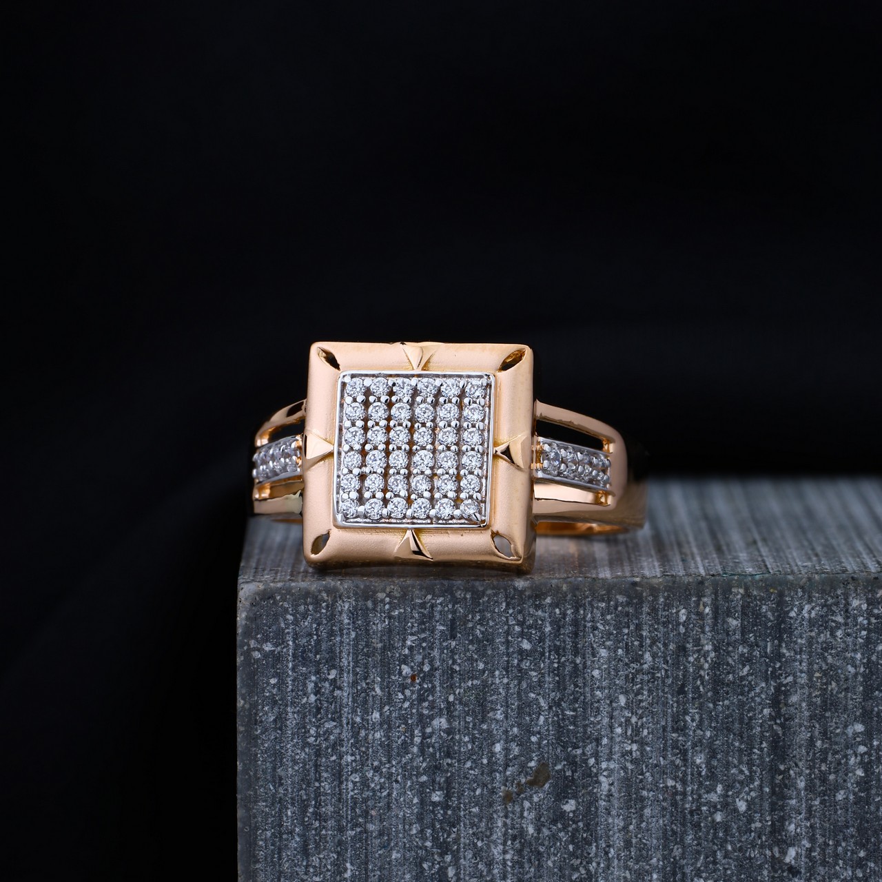Rose Gold Gents Ring (RGR6093)