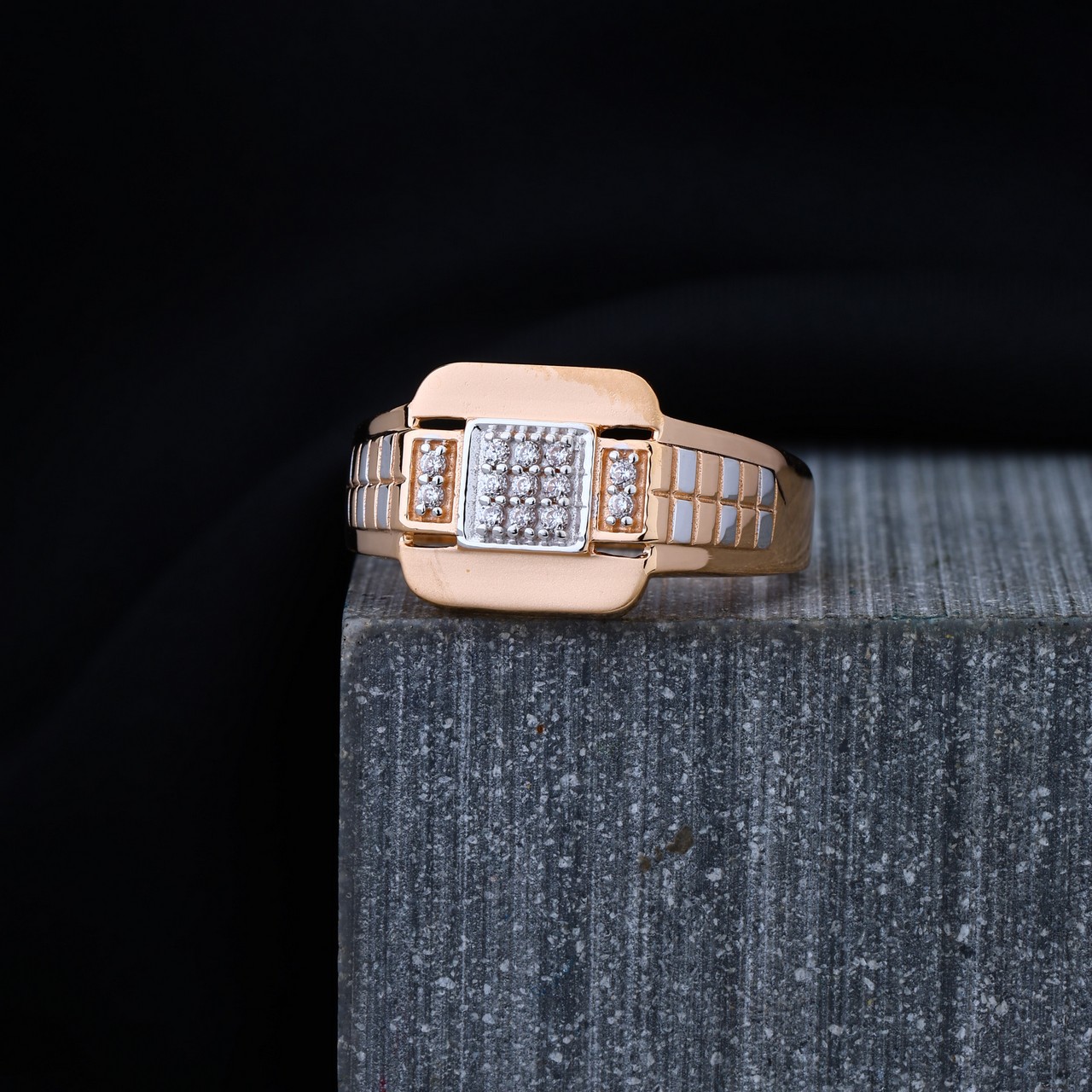 Rose Gold Gents Ring (RGR6039)