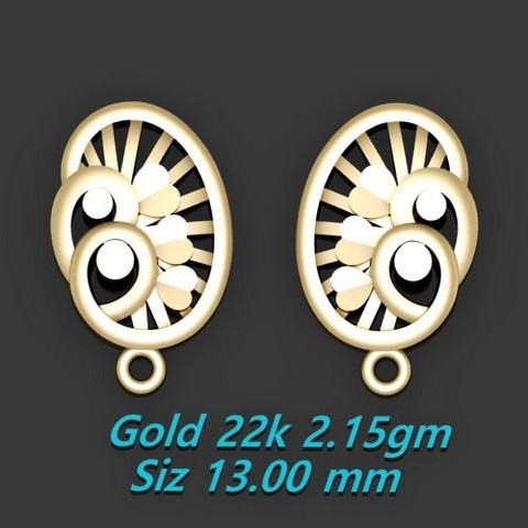 Cad Plain Earrings (CPT441)