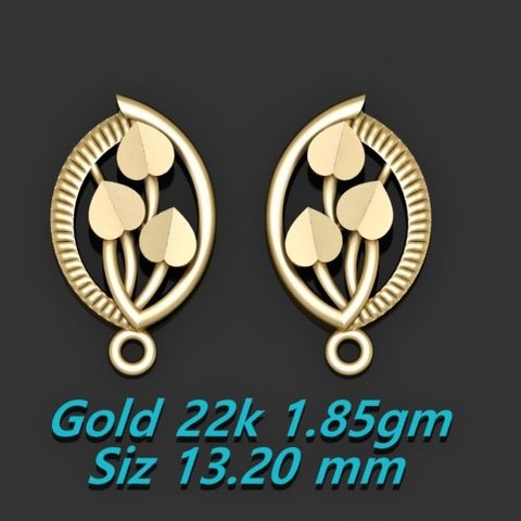 Cad Plain Earrings (CPT442)