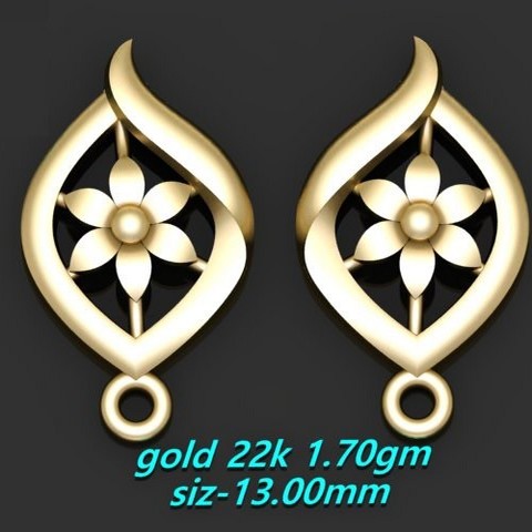 Cad Plain Earrings (CPT443)
