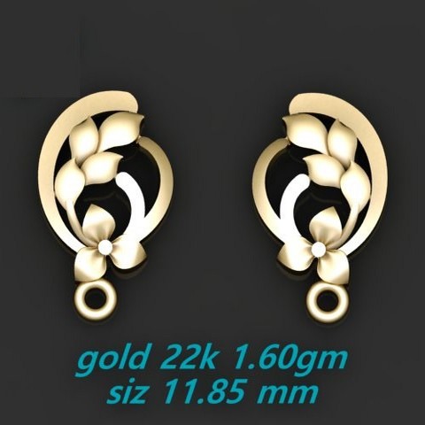 Cad Plain Earrings (CPT444)