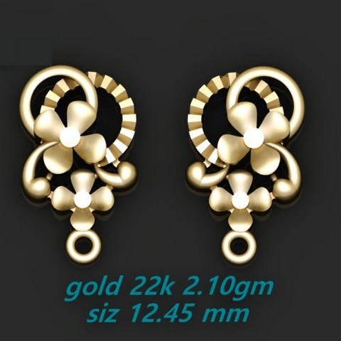 Cad Plain Earrings (CPT446)