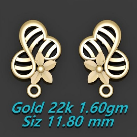 Cad Plain Earrings (CPT447)