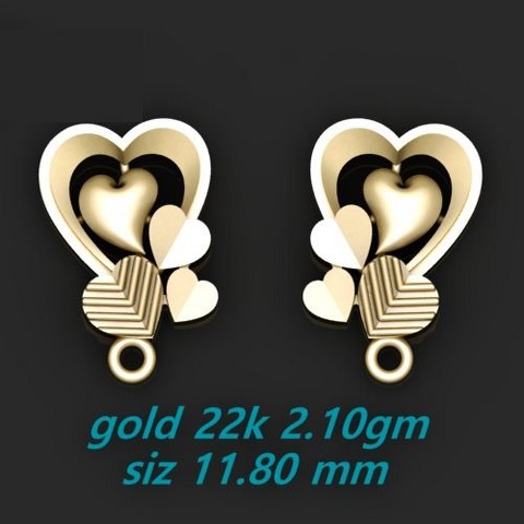 Cad Plain Earrings (CPT458)