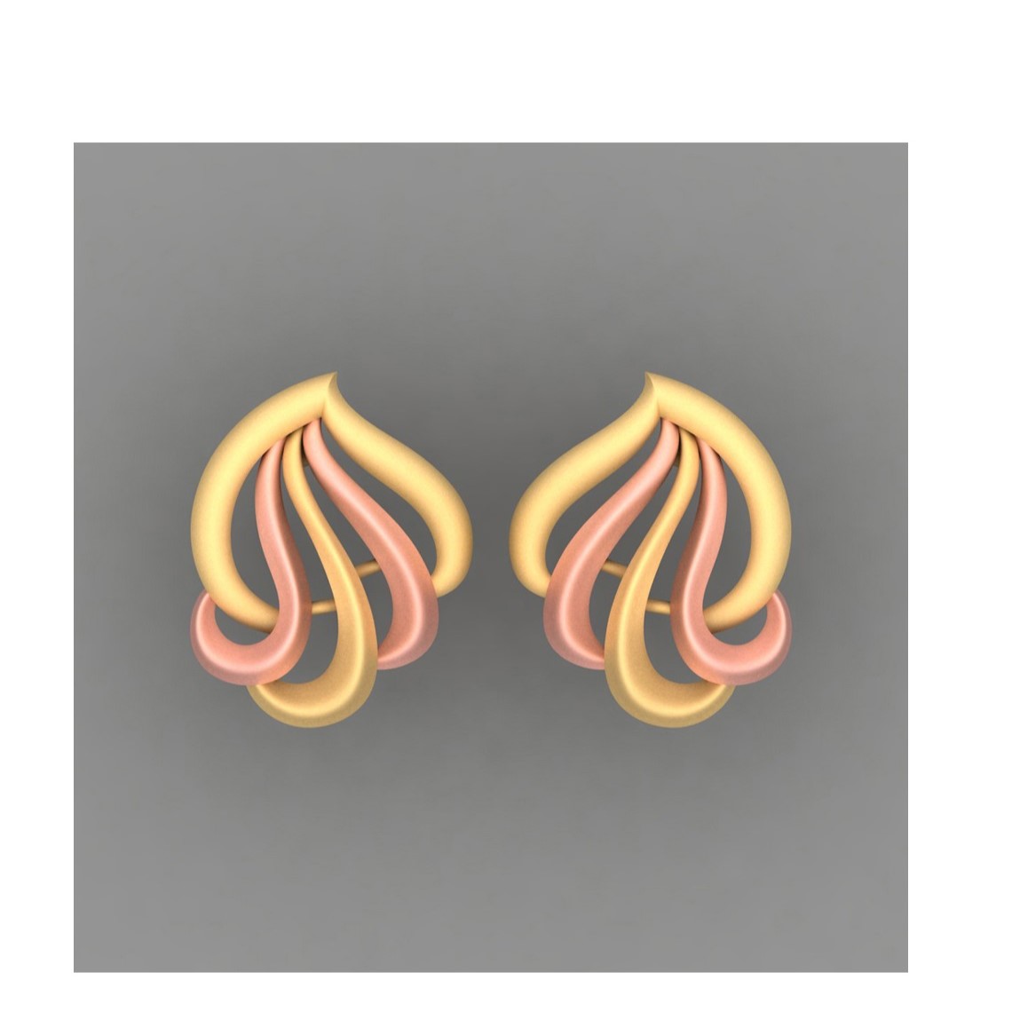Cad Plain Earrings (CPT450)