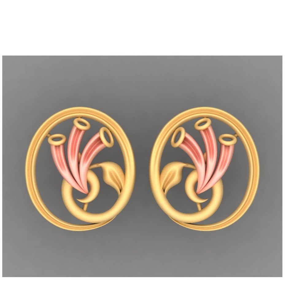 Cad Plain Earrings (CPT452)