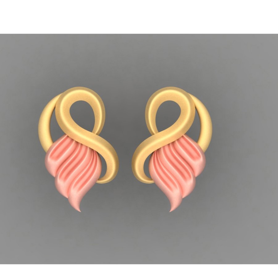 Cad Plain Earrings (CPT453)