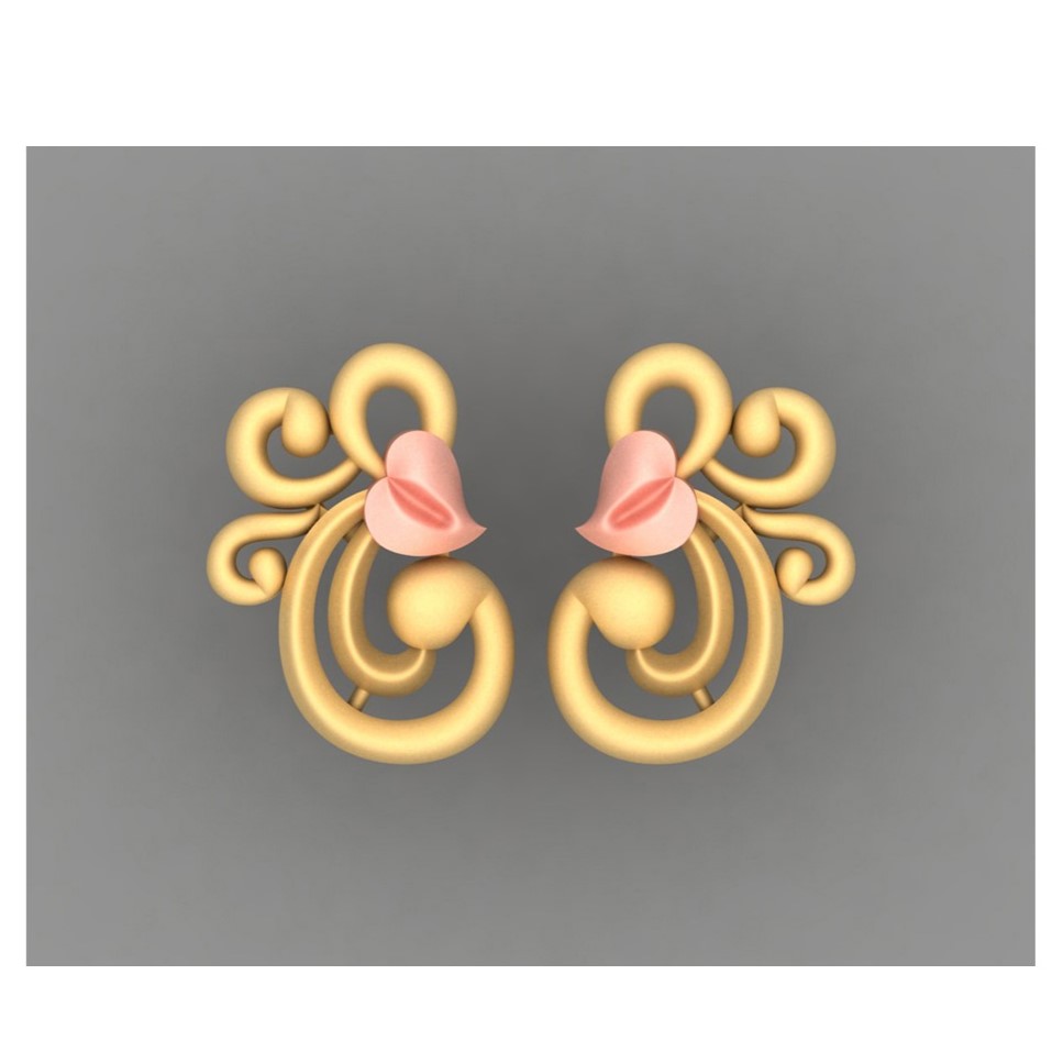 Cad Plain Earrings (CPT455)