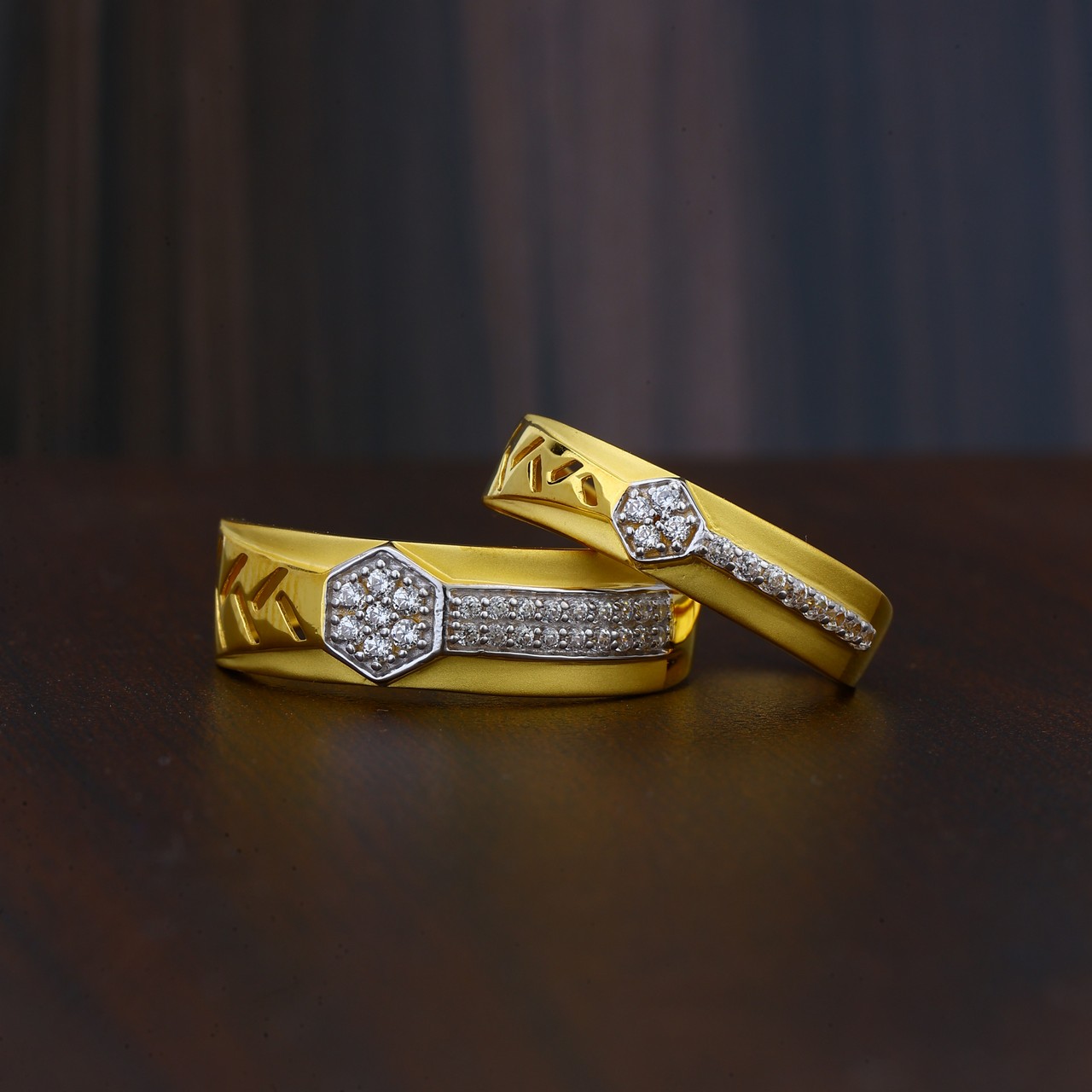 CZ Couple Ring(CR5985)