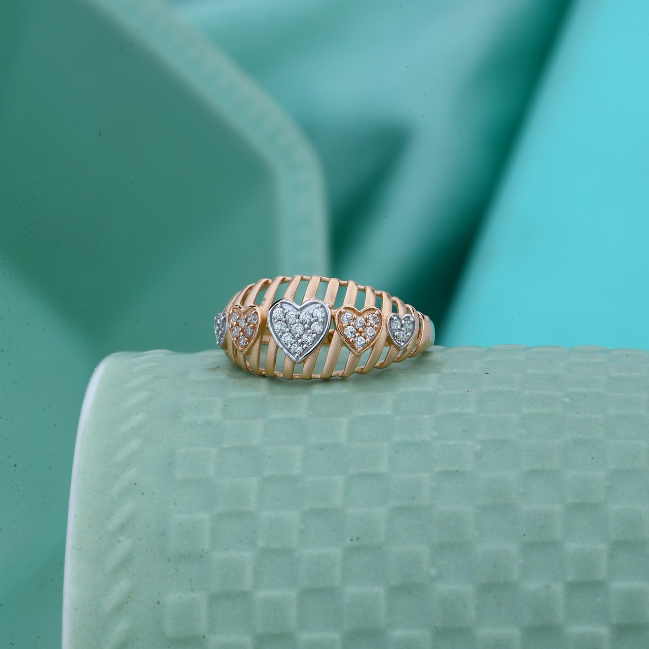 Rose Gold Ladies Ring (RLR15908)