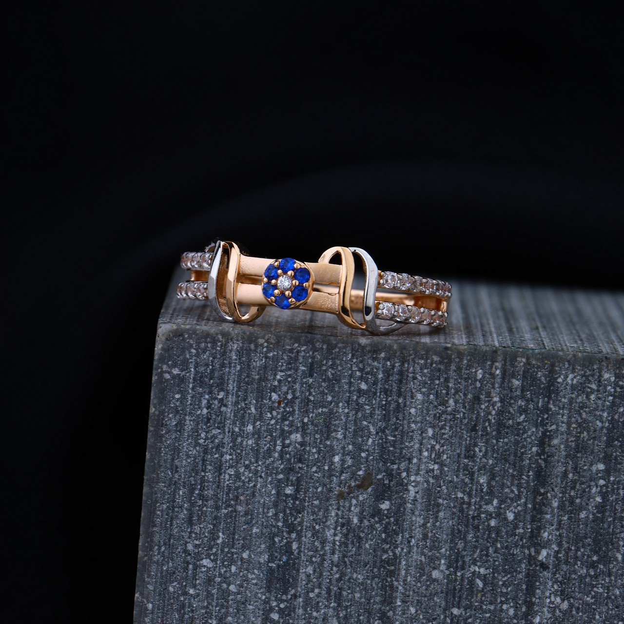 Rose Gold Ladies Ring (RLR16094)