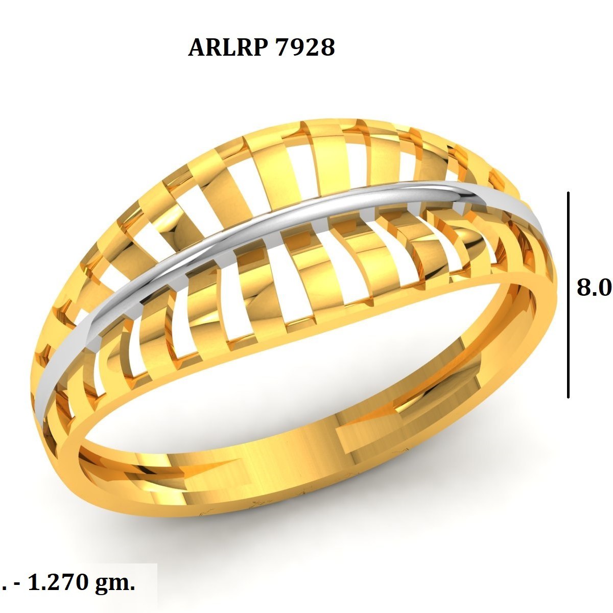 CAD PLAIN LADIES RING  (CPLR3766)