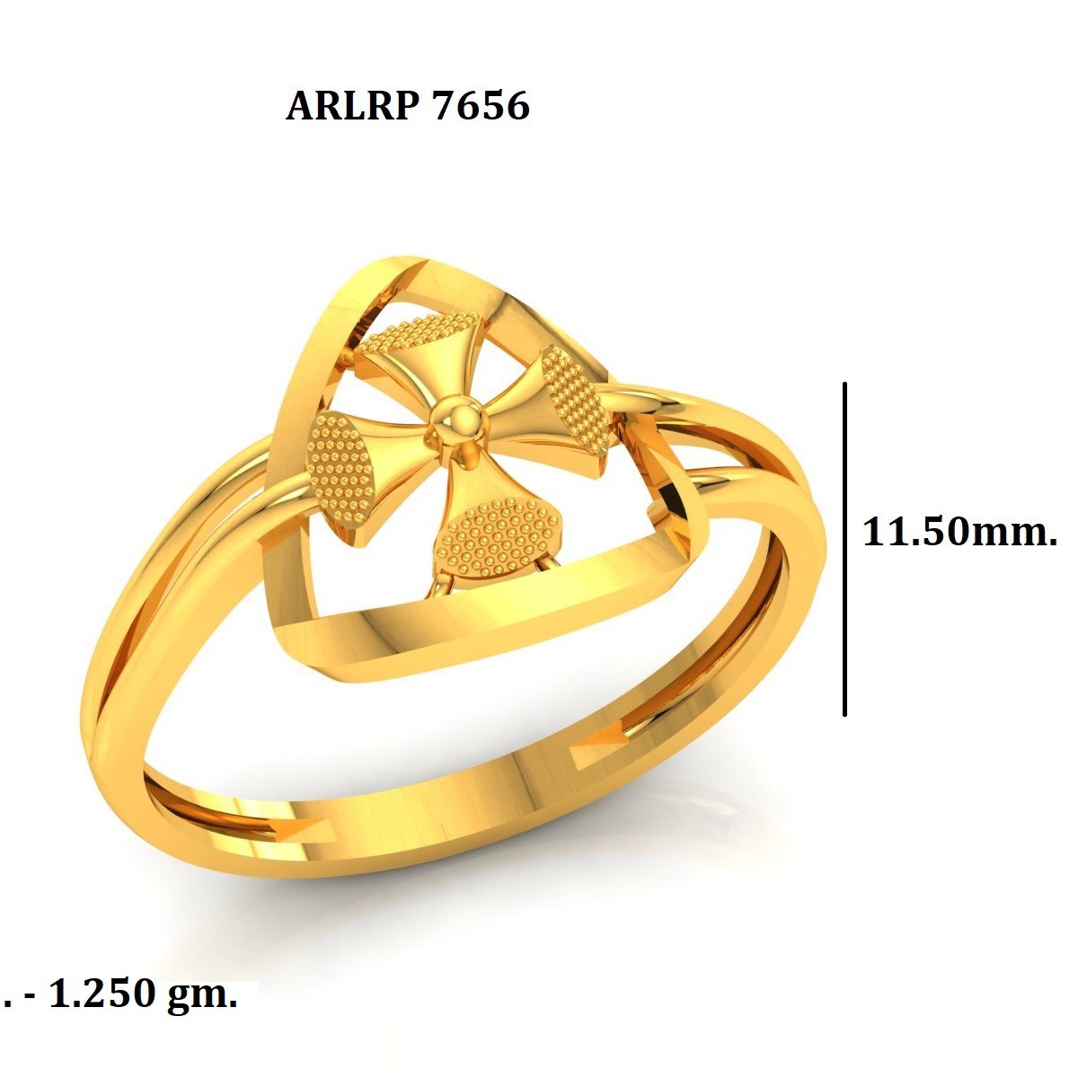 CAD PLAIN LADIES RING  (CPLR3768)