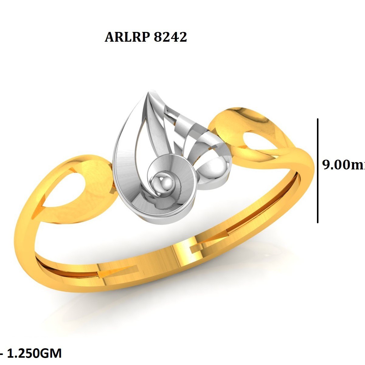 CAD PLAIN LADIES RING  (CPLR3770)