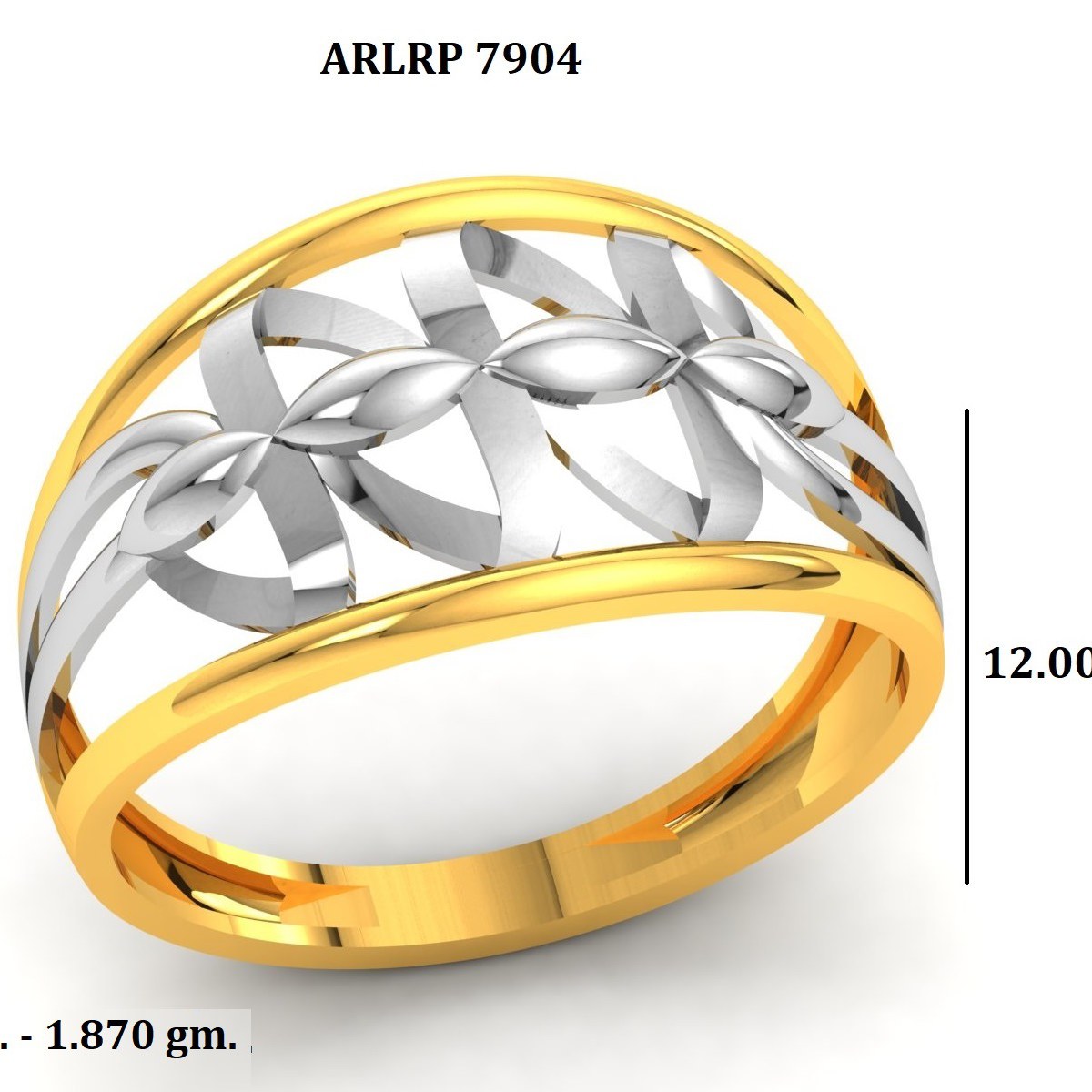 CAD PLAIN LADIES RING  (CPLR3776)