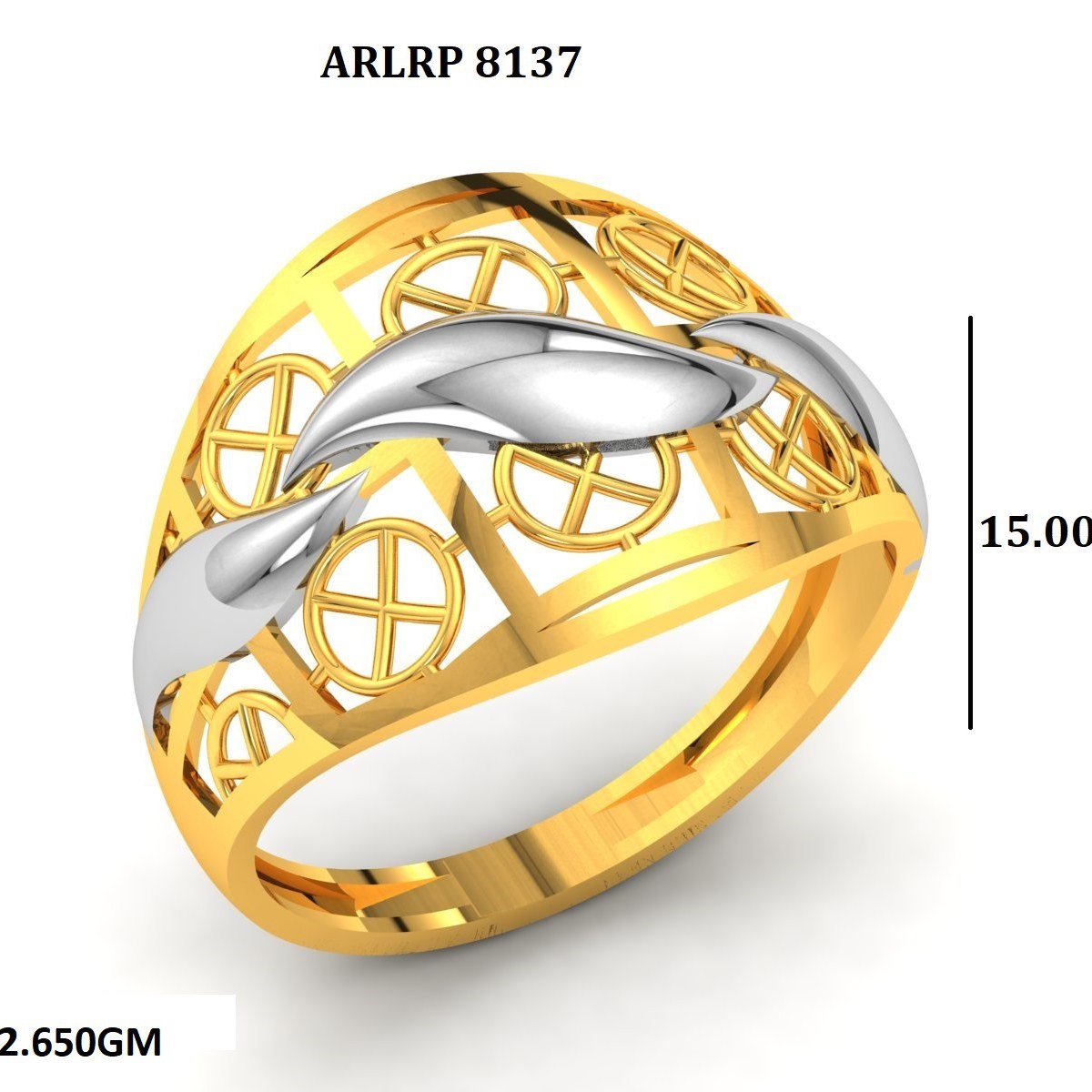 CAD PLAIN LADIES RING  (CPLR3779)