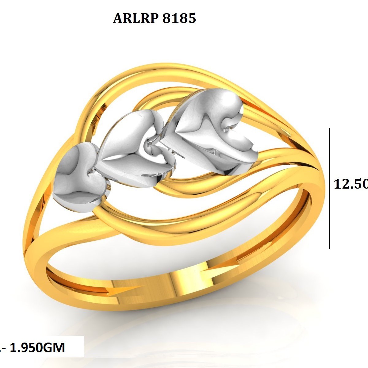 CAD PLAIN LADIES RING  (CPLR3793)