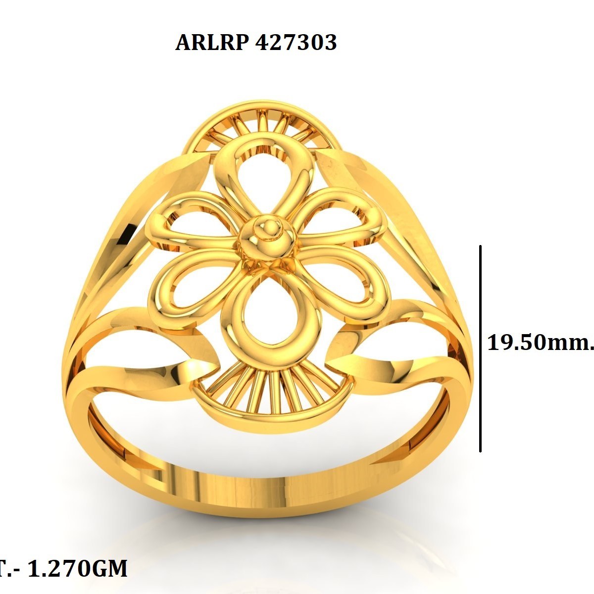 CAD PLAIN LADIES RING  (CPLR3797)