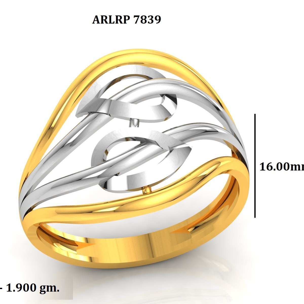 CAD PLAIN LADIES RING  (CPLR3799)