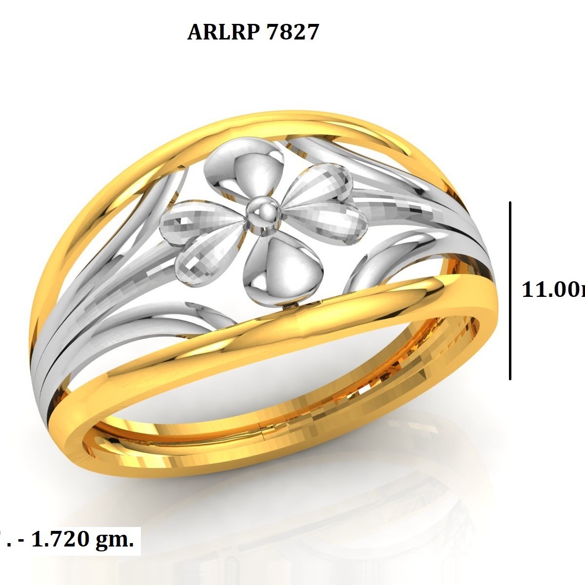 CAD PLAIN LADIES RING  (CPLR3800)