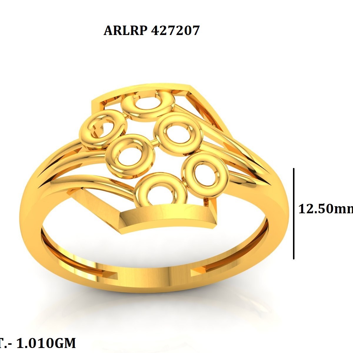 CAD PLAIN LADIES RING  (CPLR3801)