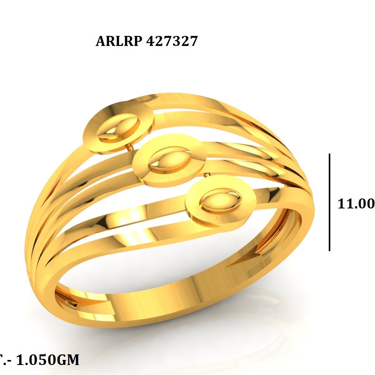 CAD PLAIN LADIES RING  (CPLR3820)