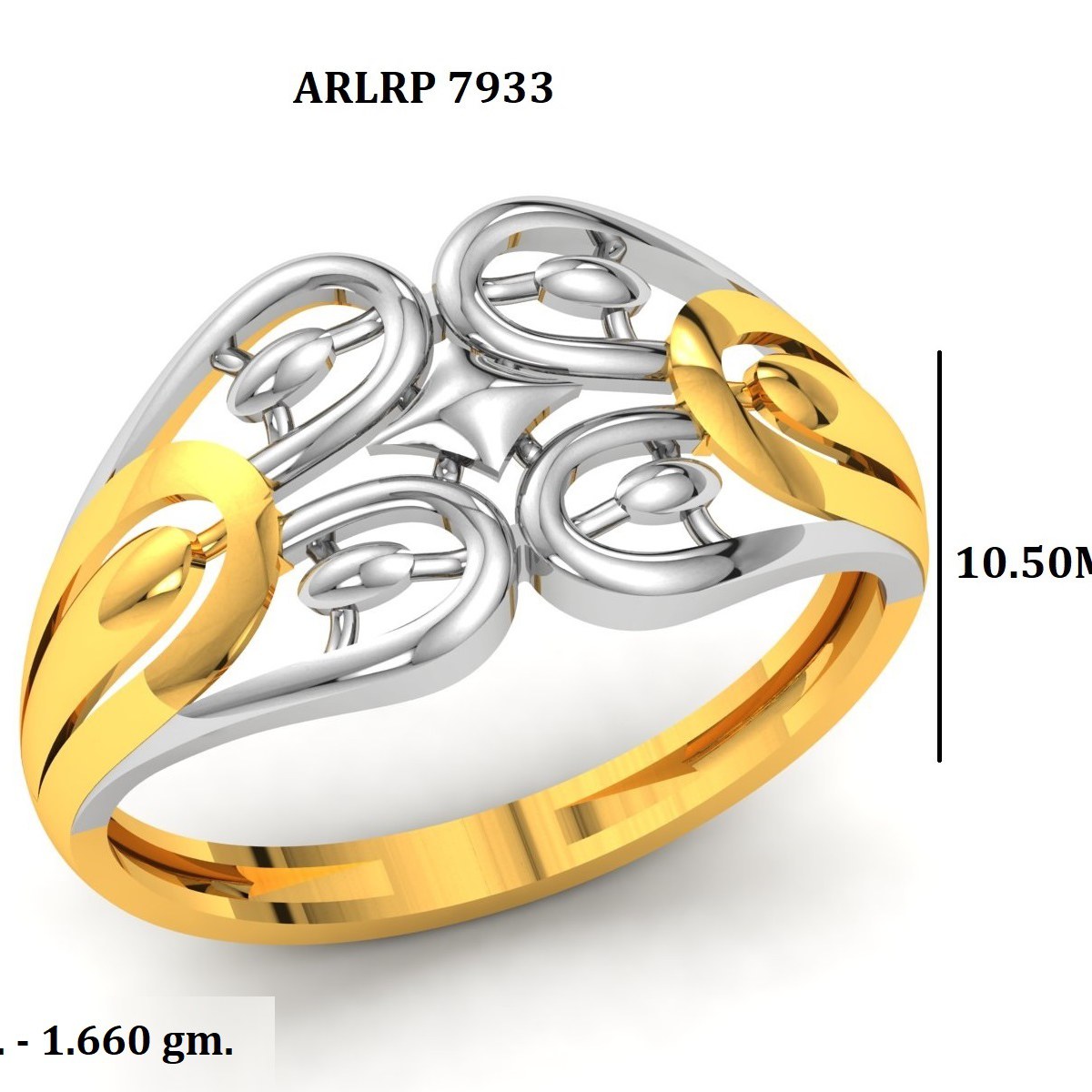 CAD PLAIN LADIES RING  (CPLR3821)