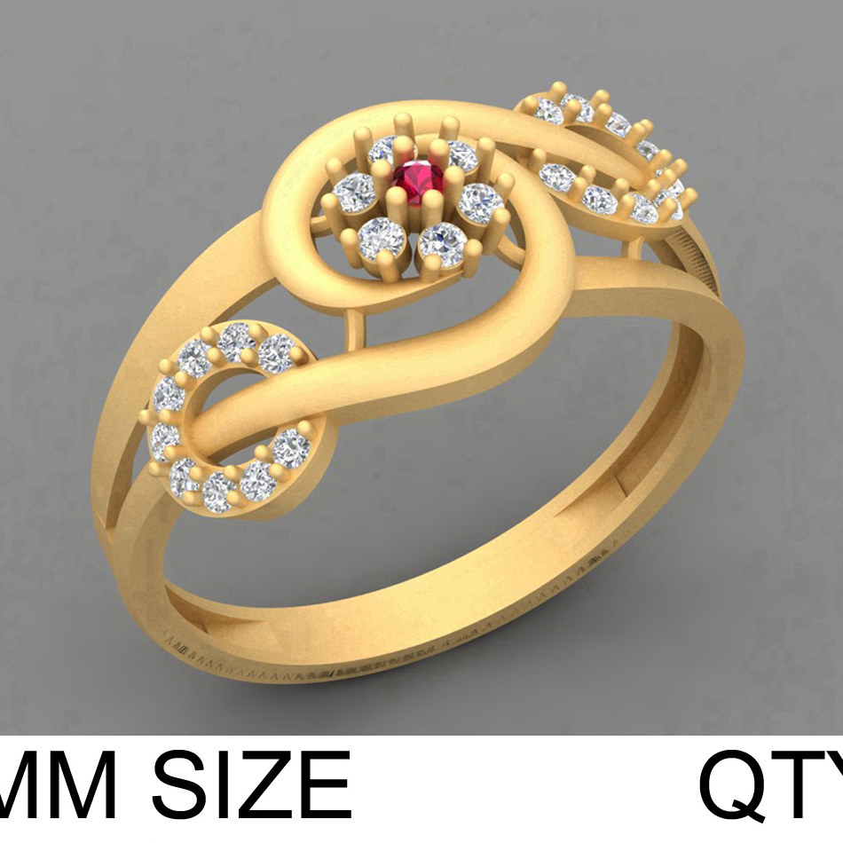 CAD LADIES RING  (CLR16372)