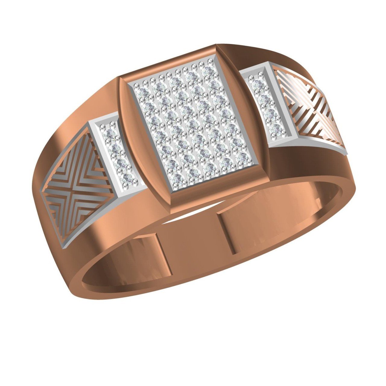 DC GENTS RING  (DZGR-36179)