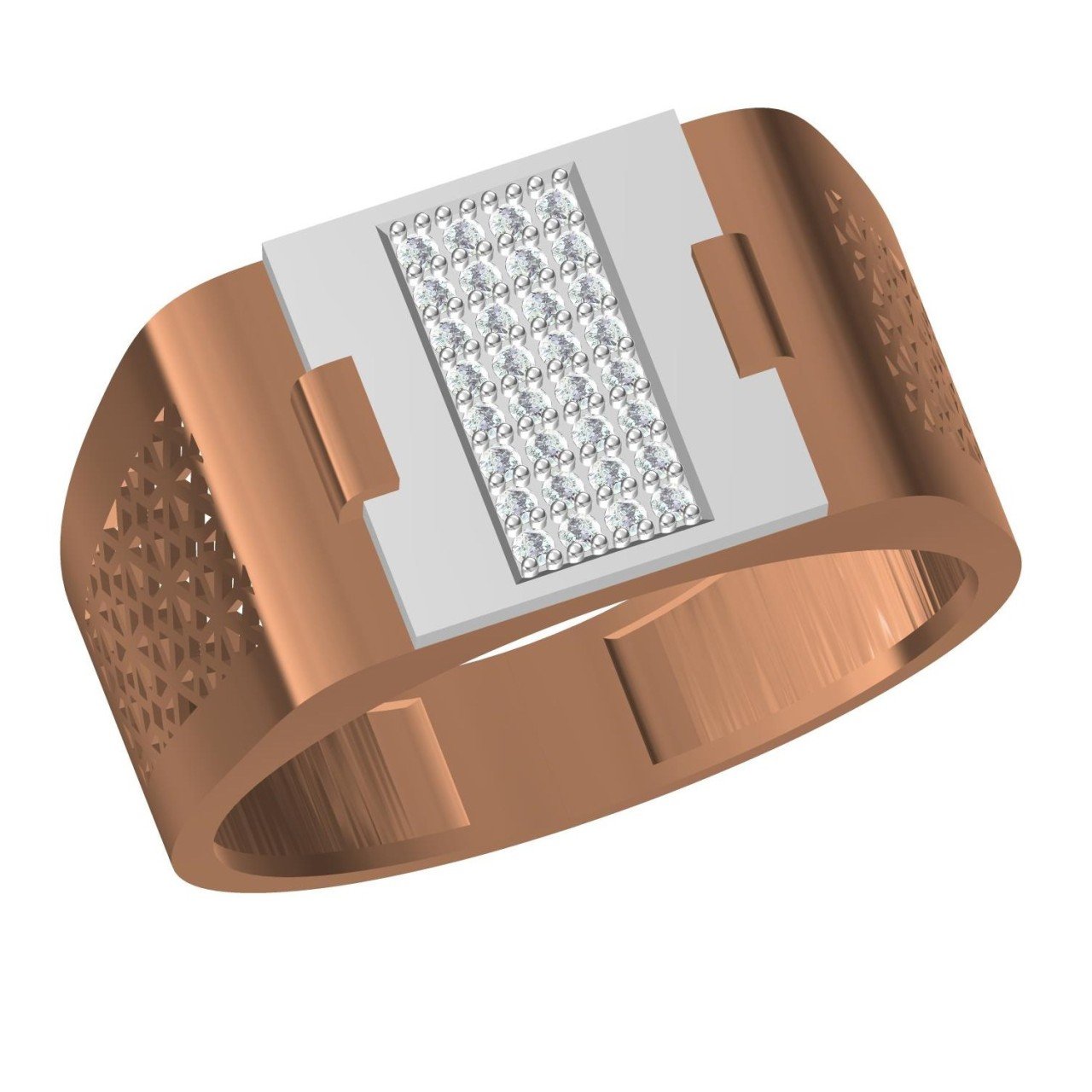 DC GENTS RING  (DZGR-36186)