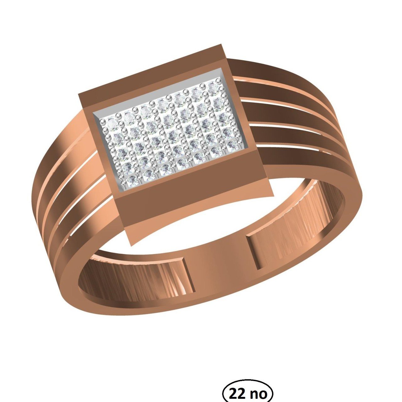 DC GENTS RING  (DZGR-36263)