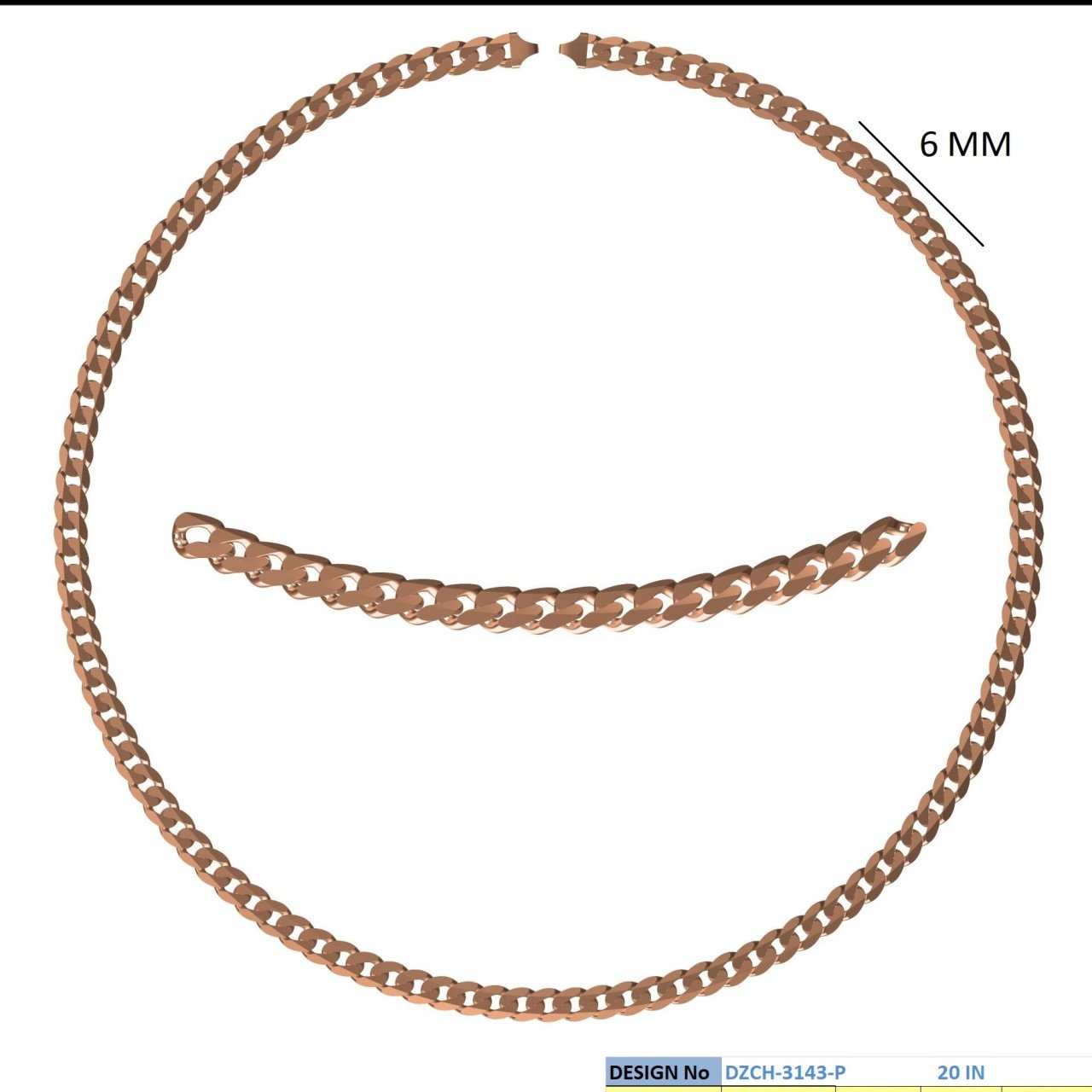 CASTING CHAIN  (DZCH-3143-P)