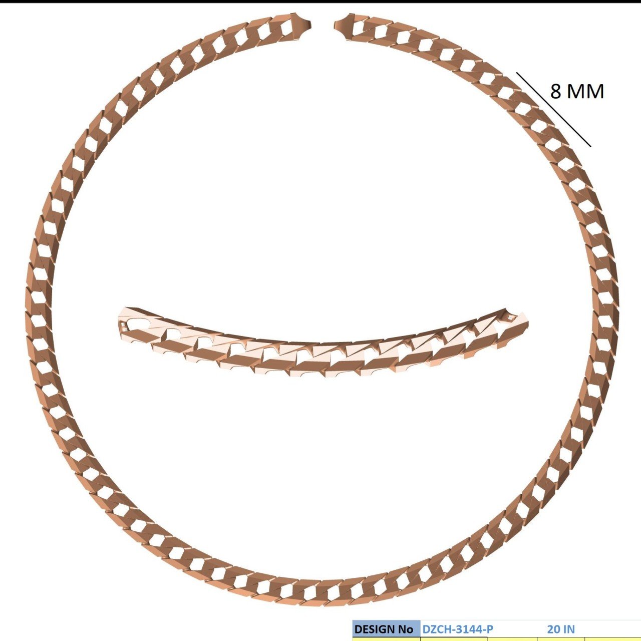 CASTING CHAIN  (DZCH-3144-P)