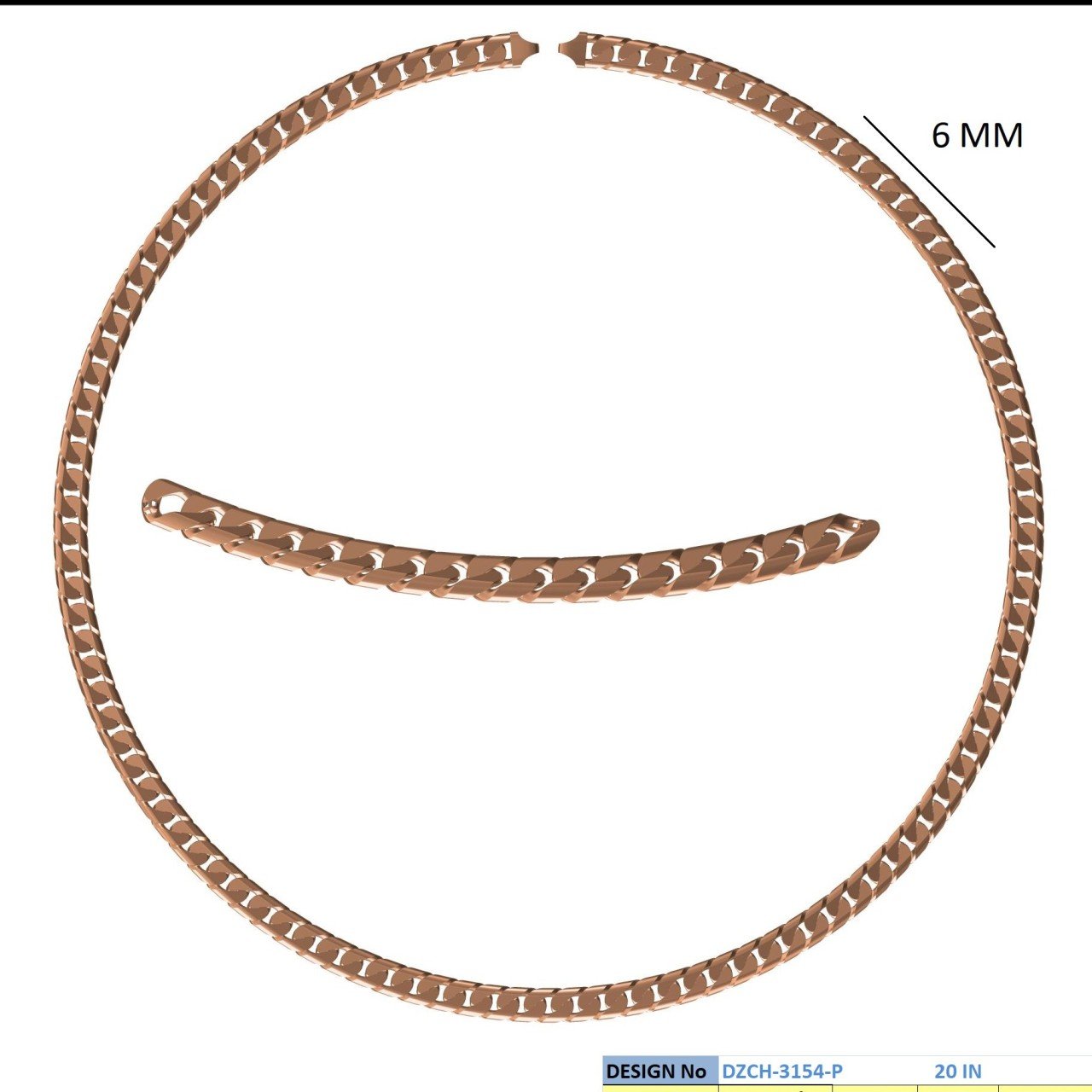 CASTING CHAIN  (DZCH-3154-P)