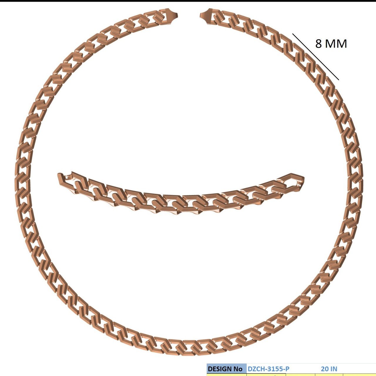 CASTING CHAIN  (DZCH-3155-P)