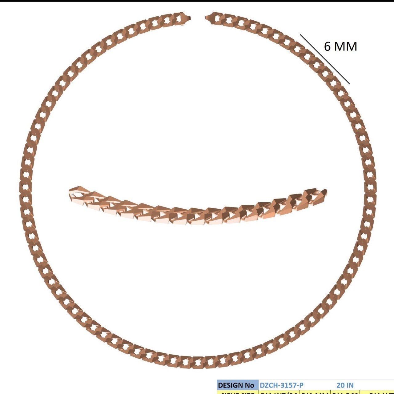 CASTING CHAIN  (DZCH-3157-P)