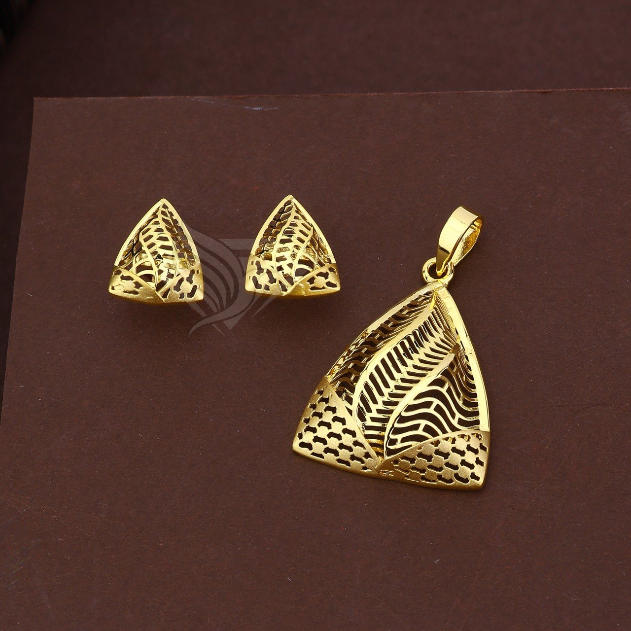 Plain Pendant Set (DZPS-22707-P)