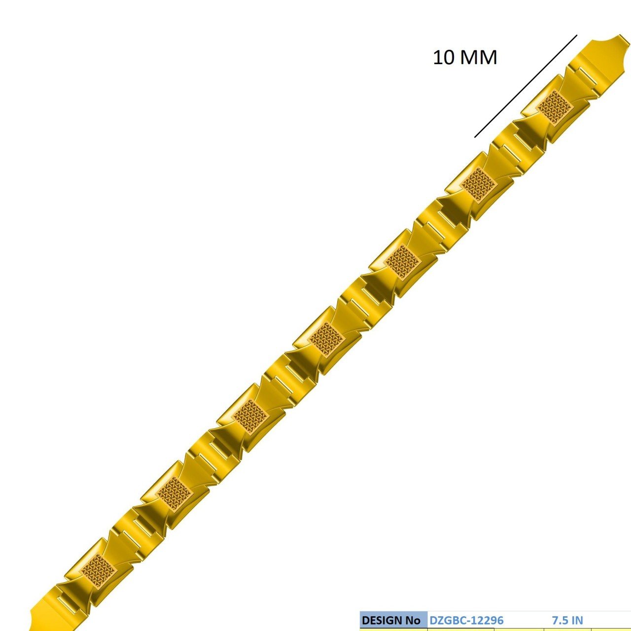 GENTS BRACELET  (DZGBC-12296)