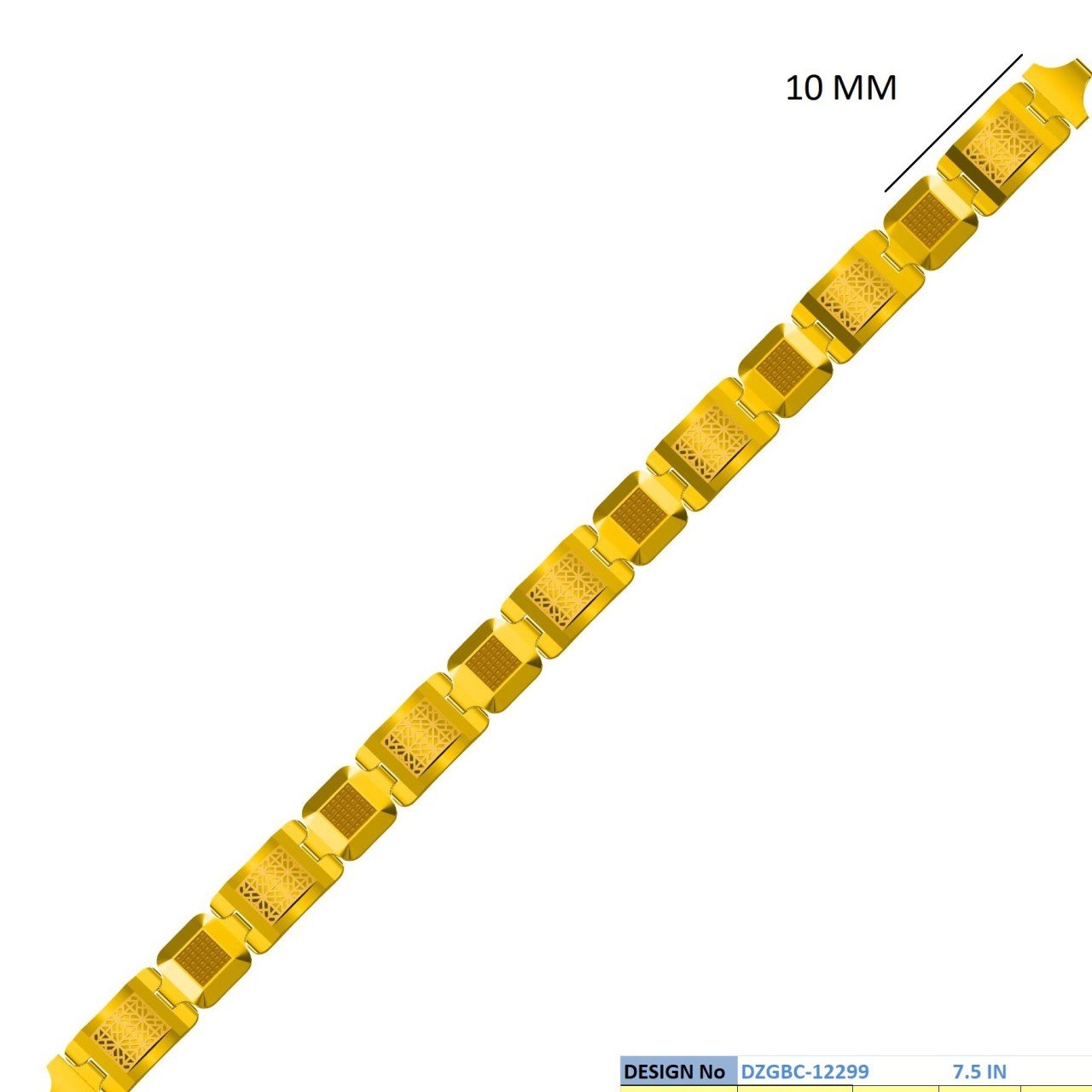 GENTS BRACELET  (DZGBC-12299)