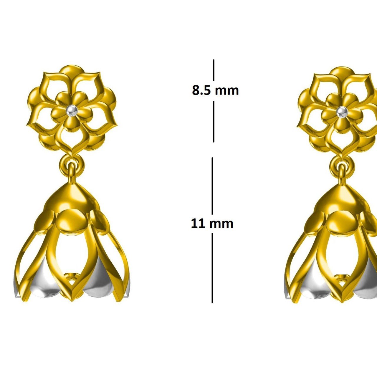 Plain Earrings (DZER-6096)
