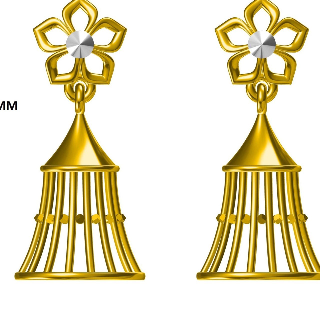 Plain Earrings (DZER-13845)