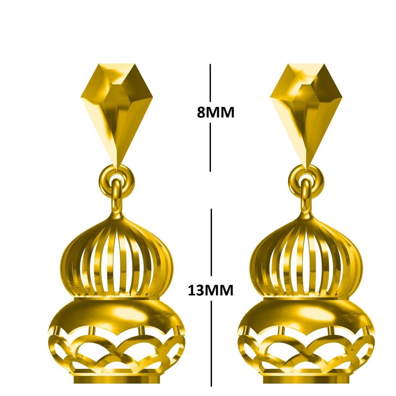 Plain Earrings (DZER-13880)